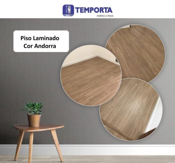 Piso laminado cor Andorra