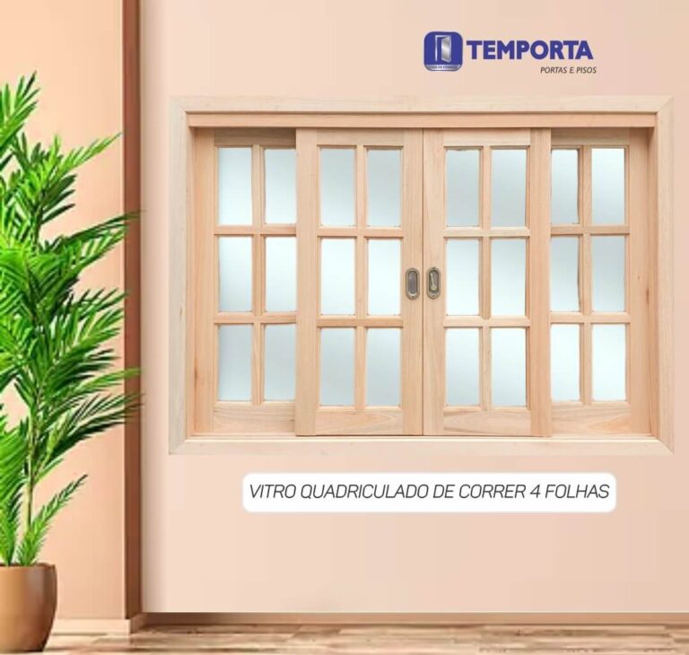 Vitro quadriculado de correr