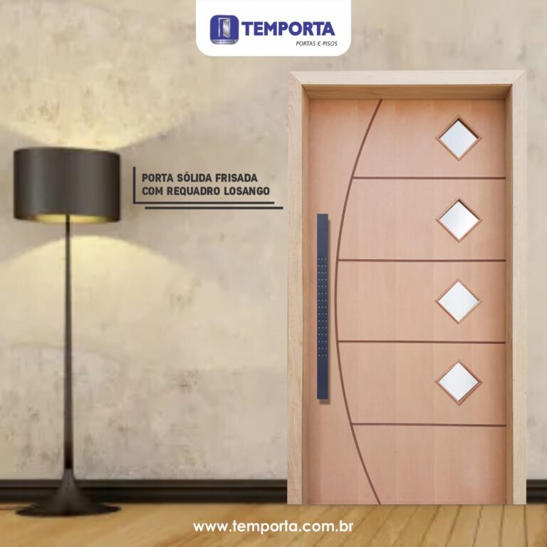 porta frisada com requadro 2